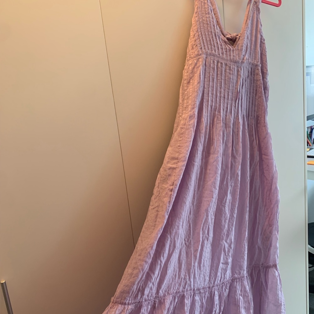 Size large, purple, free people dress, tags on